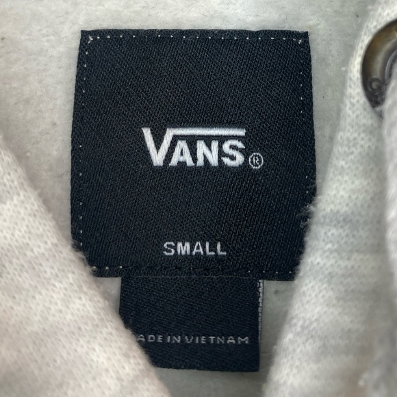 Grey Vans Hoodie Men’s Size SMALL - Picture 4 of 4